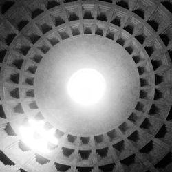 Low angle view of ceiling