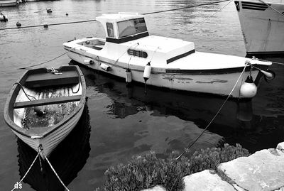 Boats in river