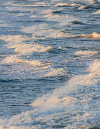 Low section of woman swimming in sea