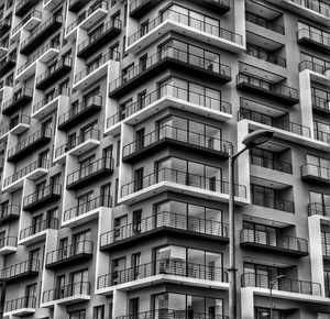 Low angle view of residential building