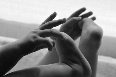 Cropped image of woman