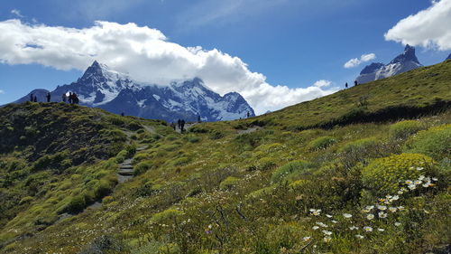 Panoramic view of landscape against sky