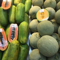 Full frame shot of fruits for sale at market stall