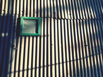 Full frame shot of patterned wall in building