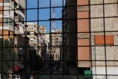 Low angle view of buildings against sky