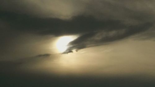 Low angle view of storm clouds in sky