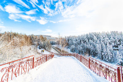 Panoramic shot of landscape against sky