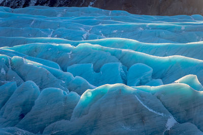 Full frame shot of frozen landscape