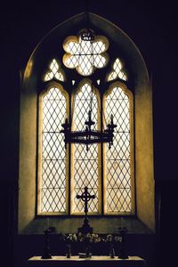 View of window in temple