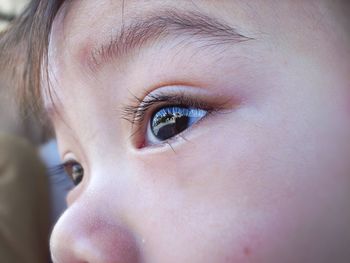 Close-up portrait of girl