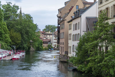 Boats in canal