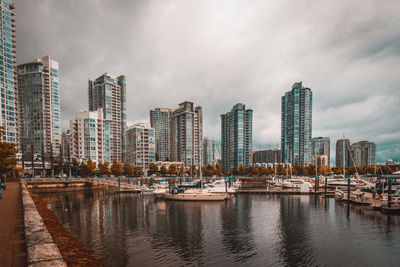 Vancouver bc, canada. city, street, building, architecture