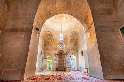 Entrance of historic building