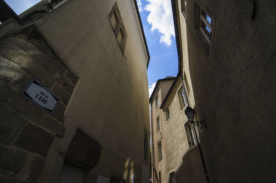 Low angle view of building against sky