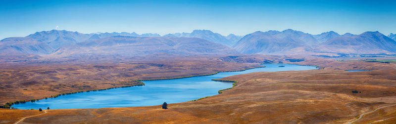 Scenic view of mountain range