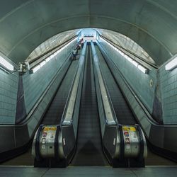 Interior of subway station