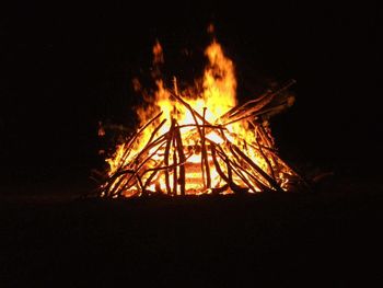 Bonfire at night