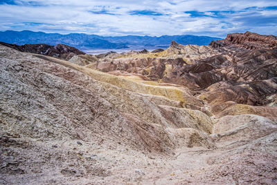 Scenic view of dramatic landscape