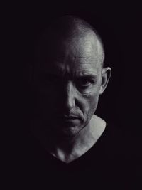 Close-up portrait of a man