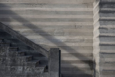 Concrete staircase in the streets of penedo, in alagoas state, brazil