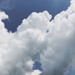 Low angle view of clouds in sky