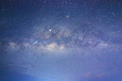 Low angle view of stars in sky