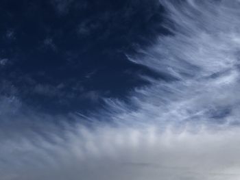 Low angle view of storm clouds in sky