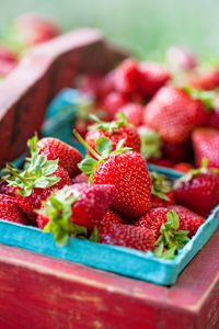 Close-up of strawberries