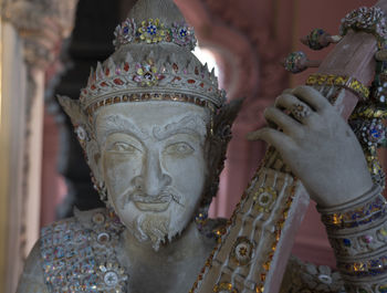 Close-up of buddha statue