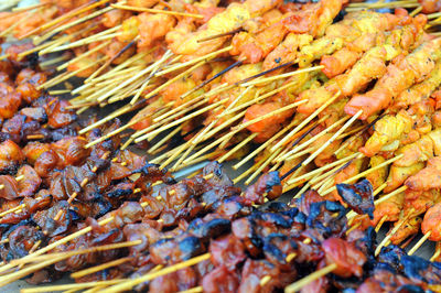 Close-up of fresh vegetables in market