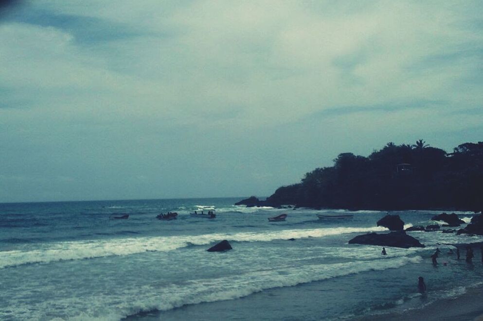 VIEW OF BEACH AGAINST SKY