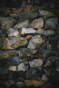 Full frame of rocks