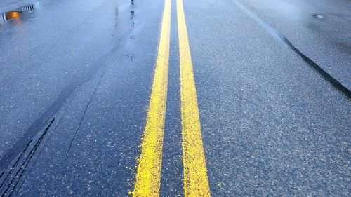 Full frame shot of yellow road