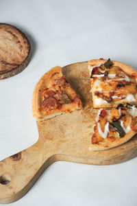 Close-up of food on table