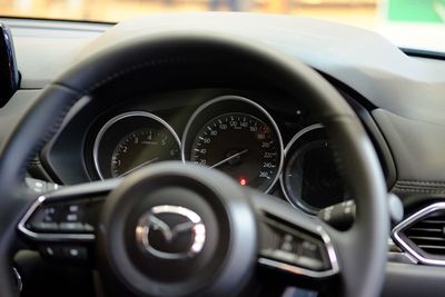 Close-up of vintage car