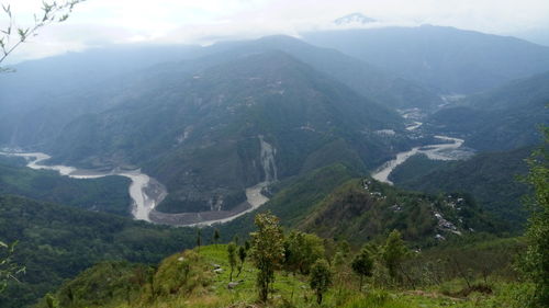 Aerial view of sea