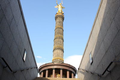 Low angle view of historical building