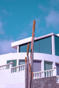 Low angle view of building against sky