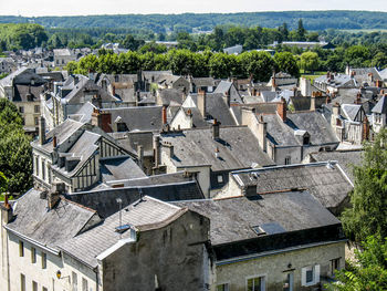 Aerial view of residential building