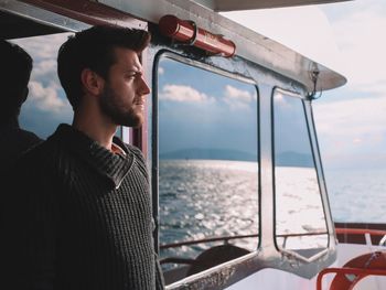 Turkish man on the ship