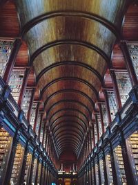 Low angle view of ceiling