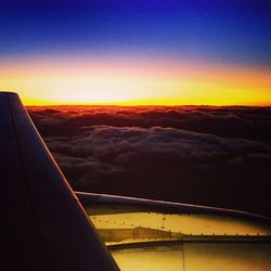 Scenic view of landscape at sunset