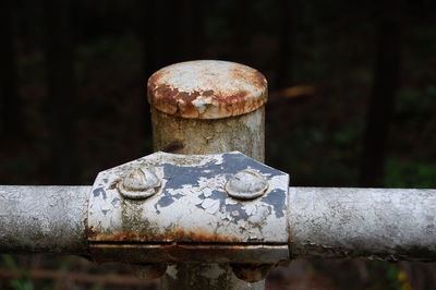 Close-up of rusty metal