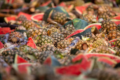 Close-up of fruits for sale in market