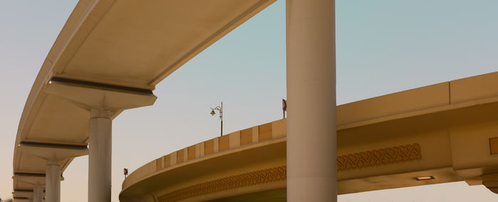 Low angle view of columns