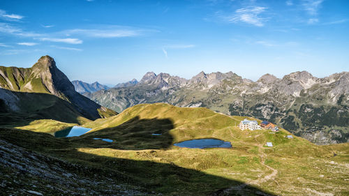 Scenic view of landscape against sky