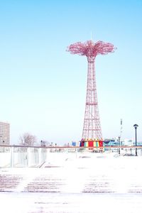 Low angle view of tree against clear sky