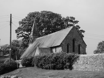 Built structure against clear sky