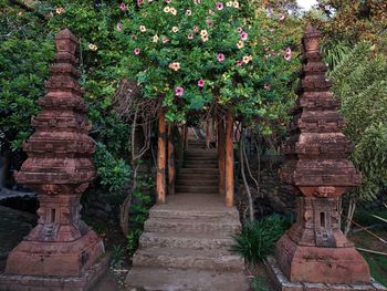 Footpath leading towards temple