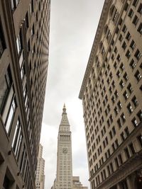 Low angle view of buildings against sky